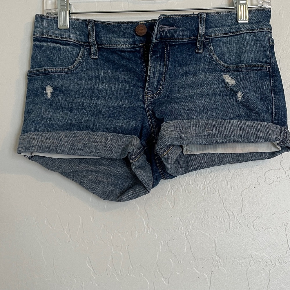 Hollister low rise denim shorts